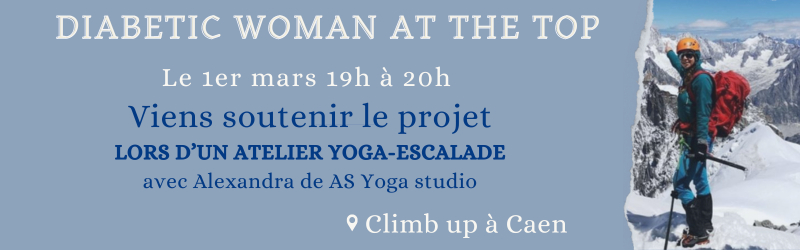 You are currently viewing Atelier Yoga-Escalade pour l’expédition Diabetic Woman At The Top